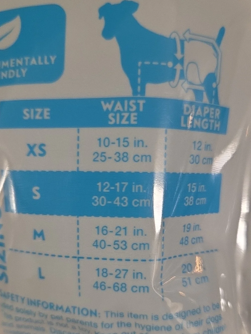 Paw Inspired Washable Dog Diapers - Black Pack Of 3